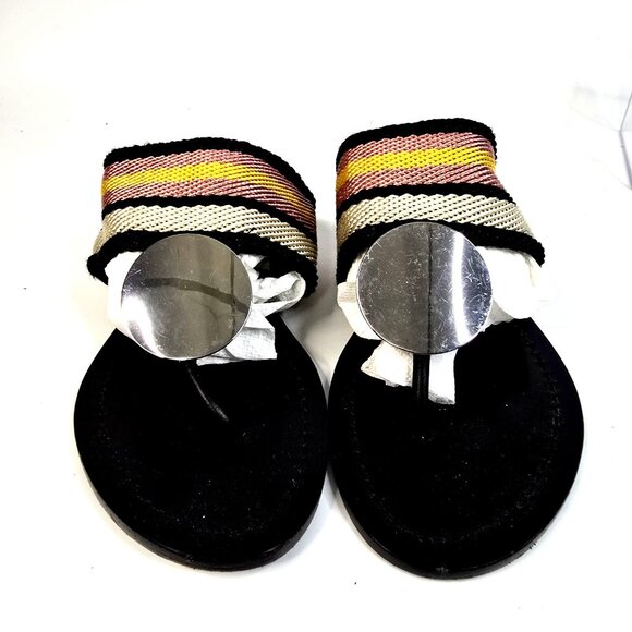 Tory Burch Zoey Tan Leather Ballet Sandals Women's Size 8M - Picture 6 of 8